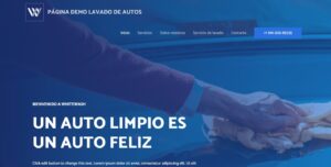 Página para lavado de autos