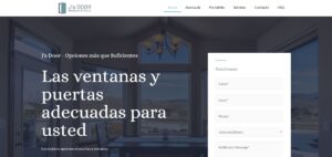 Página para puertas y ventanas