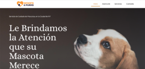 Página para veterinaria