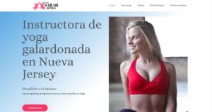 Página para instructor de yoga